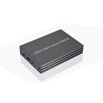 캡쳐보드 루프 HDMI 비디오 캡처 카드 게임 레코딩 플레이트 마이크 오디오 USB 2.0 3.0 라이브 스트리밍 PS4 PC 카메라용 4K 60Hz 1080P, [01] Grey