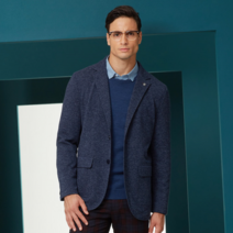 셀레비오 잭필드 클래식몬트자켓 네이비 JDFMJKP0361_