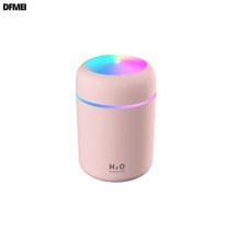DFMEI. humidifier --컬러컵 가습기 USB 무음 가습 테이블 가정용 차량용 공기청정기, 핑크 1.0300ml, USB 타입