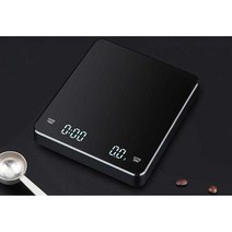 커피 전자 저울 그램 저울 계량 커피 기기, 배터리 모델 (기본 버전)