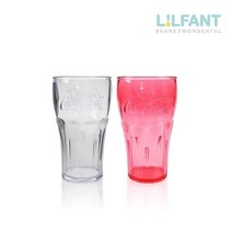 릴팡 코카콜라 컨투어컵 380ml 1P / 음료수컵, 코카콜라 컨투어컵 380ml-크리스탈