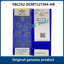 ZCC CT DCMT11T304 카바이드 절삭 공구 YBC251 선반 인서트, 02 YBC252