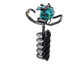 굴삭기 굴착기 소형 예초기 농장용 포크레인 농업용, 2행정 358cc 10cm 합금 드릴비트