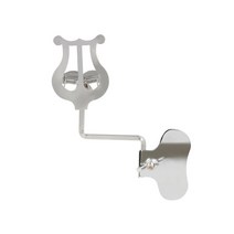 shangren 마칭 밴드 액세서리 용 철 클라리넷 거문고 클램프 시트 클립 홀더, 14x2x4.6cm, 은