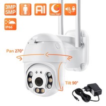techage hd 5mp ptz wifi ip 카메라 ai 인간 감지 3mp 야외 방수 무선 보안 카메라 양방향 오디오 비디오 감시, 5mp 32g 입력, au 플러그