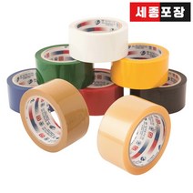 박스테이프 라바타입 OPP 투명 칼라 동양 테이프, 폭48 길이50, 1개, 종이
