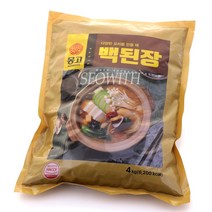 마산몽고 몽고 백된장 4kg X 4개 1box/무료배송/색상이 밝고 된장냄새가 거의 없는 깔끔한 일본식 된장제품
