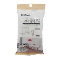 오공 가구 찌든때제거 클리너 광택 왁스티슈 12매입 목재