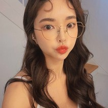더브릴레 가벼운 남자 여자 육각형 티타늄 안경테