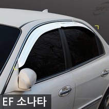 경동 EF소나타 (98.3~04.8) 크롬 썬바이져/썬바이저 K-652, 단품