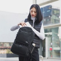 에이치티엠엘 CITY SQ BACKPACK (BLACK) 백팩