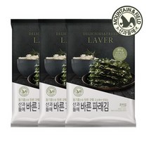 [산과들에] 바른 전장김(파래김) 12봉, 바른파래김3봉*4