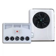 무시동 에어컨 트럭 이동식 냉방기 화물차 캠핑카, 12v 블랙 메탈 케이스, 1개