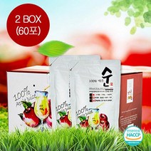 팸쿡 경북 영주 사과즙 애플순 110ml 30포 x 2박스, 2개, 단일옵션
