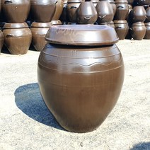 무공해 옹기 항아리 된장 고추장 간장 매실 소금 효소 막걸리 오미자 하나토기 9호(63리터), 1개