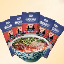 천향주방 중국 란저우 라면 155g x 7봉 인스턴트 란주 국수, 7개
