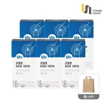 비타민하우스 관절엔 MSM 100 6병12개월분+백 414174