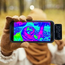열화상카메라 누수탐지기 열감지카메라 미니 전화 적외선 카메라 전문 외부 ir 열 센서 32x32 해상도 안드로이드 휴대 전화 열 이미 저, 없음