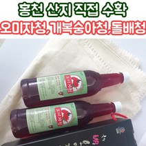 강원도 홍천 개복숭아 오미자 돌배 엑기스 액기스 효소, 오미자엑기스_750ml, 1개