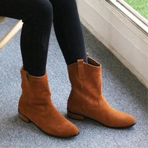 3cm 편안한 숏웨스턴 카우보이 부츠 부추 발편한부츠
