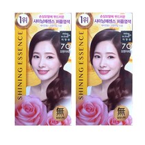 아모레퍼시픽 샤이닝에센스 퍼퓸염색x2개 3N 4N 6N 7N 8G 6B 7O 새치전용 크림타입15분 염모제, 7O(오렌지레드), 2개