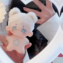 10cm 20cm 노랑머리 노랑별 불가사리 블루 화이트 별가사리 솜인형 솜깅이 아이돌인형 남자아이인형, 10cm 화이트별 - 삑삑이(소리)