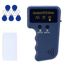 RFID 카드 판독기 복사기 작가 프로그래머 재기록 가능한 ID Keyfob 태그 핸드 헬드 125Khz, [02] With Accessories