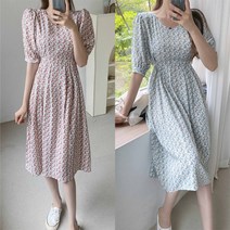 새로본 꼬8888브이넥OPS 여름린넨면 원피스여성반팔미시캐주얼 시원한