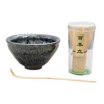 리셉션 주방 가구를 위한 전통 세라믹 말차 의식 세트 3개, 7.5cmx12.5cm, 스타일 B