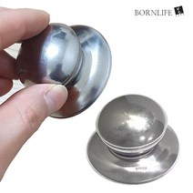 본라이프 올스텐레스 셀프교체 후라이팬 유리 고장난 냄비뚜껑 손잡이 교체형 냄비손잡이 교체용 냄비꼭지 고급스텐꼭지 스텐 냄비뚜껑꼭지 다용도 만능 뚜껑 꼭지 뚜껑손잡이