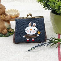 [바이핸즈] diy키트 가방만들기 재료 가방 패키지 퀼트 - 깡총이 프레임지갑