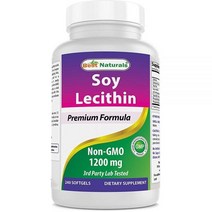 베스트내추럴스 Soy Lecithin 소이 레시틴 1200mg 240정