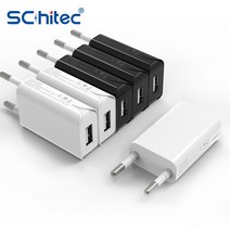 무선충전 스마트 협탁 Schitec-고품질 USB AC 여행용 벽 충전, 01 WHITE_02 우리에게