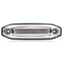 383306 Maxxima 간격 마커 황색 클리어 렌즈 흰색 접지 조명