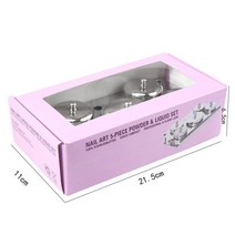 살균 멸균 기 고압 고온 UV 네일 5pcs 아트 스테인레스 스틸 액체 컨테이너 파우더, 5개