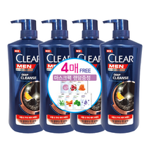 클리어 맨 딥 클린징 샴푸 650mlx4개+마스크팩 4매추가