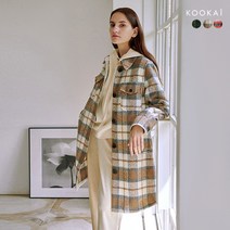 루시앙 쿠카이 멜버른 체크 패딩 코트재킷 3종 택1