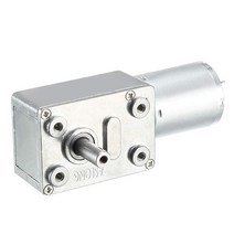 Uxcell DC 12V 66.5RPM 웜기어 모터 6mm 샤프트 하이 토크 터빈 감속기 119343 가성비