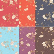 [홈앤스쿨] 예한 예쁜한지 국화지 전통 자연 수제 고급 한지, 07번