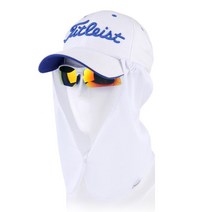 모자부착형 골프장 햇빛가리개망 남녀골퍼 캐디용 햇빛가리개모자 안전모햇빛가리개 골프마스크, 블랙