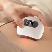 Heyniu 폄석 진동 온열 경락 괄사 마사지기 GS01, 화이트