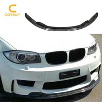 탄소 섬유 자동차 앞 범퍼 립 BMW 1 시리즈 E82 스플리터 디퓨저 립 바디 키트 자동차 액세서리, 한개옵션0
