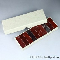 소산석 DIY 홍석 전각돌 케이스 세트 수제도장 전각재료 전각석 난관돌 5개 10개 세트