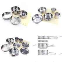 소소마켓 캠핑 코펠 식기세트 장비 감성 차박 백패킹 용품 조리도구 2인 3인 4인, 코펠세트 5P