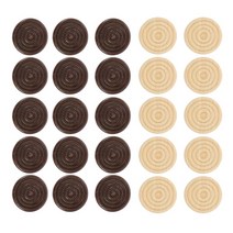 조각 나무 체스 보드 게임 체커 검사기 주사위 놀이 게임 중국 세트 나무 교체 10, 커피 나무 색상