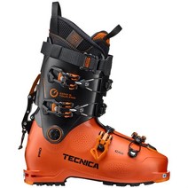 Tecnica 스키장비 Zero G Tour Pro Alpine Touring Ski Boots 2024, Black/Orange, 22.5