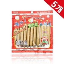 반려견 닭가슴살 소세지 11개입X5묶음 주전부리 햄 펫, 5개