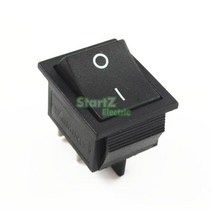 래칭 로커 스위치 전원 스위치 I/O 4 핀 16A 250VAC 20A 125VAC KCD4, 01 Black