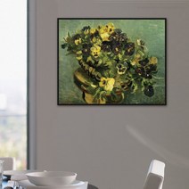THE BELLA 고흐 - 팬지 꽃바구니 Basket of Pansies 10x08inch (25.4x20.3cm)