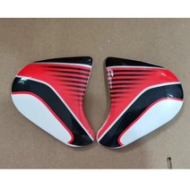 오픈페이스헬멧 쉴드 ARAI 3/4 헬멧 SZ-Ram 3 Hermonza 고정베이스 탑 입구 트림 액세서리 용 오픈 페이스, 03 2pcs 11